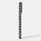 Aztec Triangles+Motif Carré blanc sur noir (Côté droit)