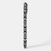 Aztec Triangles+Motif Carré blanc sur noir (Côté droit)