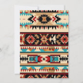 Aztec Tribal 30e anniversaire Invitation (Dos)