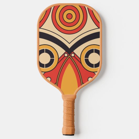 Aztec Tribal Art Pickleball Paddle (Achterkant)