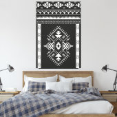 AZTEC TRIBAL - Gewatteerd canvas (Insitu (Slaapkamer))