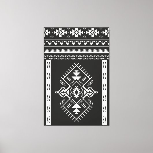 AZTEC TRIBAL - Gewatteerd canvas (Voorkant)