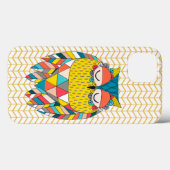 Aztec Tribal Modern Owl Illustratie Apple Iphone Case-Mate iPhone Case (Achterkant (horizontaal))