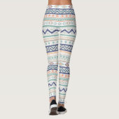 Aztec Tribal Native-American Pattern Leggings (Achterkant)