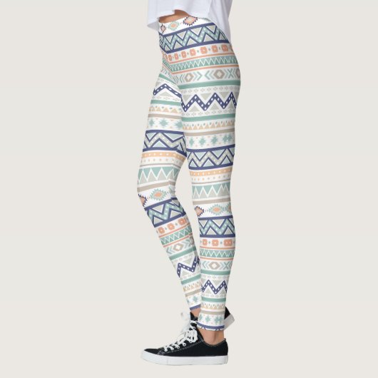 Aztec Tribal Native-American Pattern Leggings (Links)
