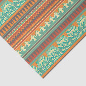 Aztec tribal patroondoos tissuepapier (Detail)