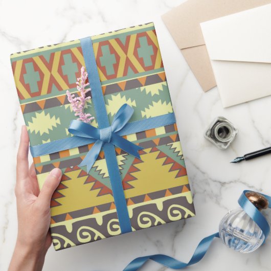 Aztec Tribal-patroonverpak Cadeaupapier (Geschenken)