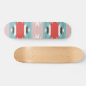 Aztec Tribal Pattern Native American Prints Skateboard (Horizontaal)