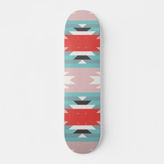 Aztec Tribal Pattern Native American Prints Skateboard (Voorkant)