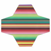 Aztec Tribal Traditionnel Textile Coloré Linéaire (Plat)