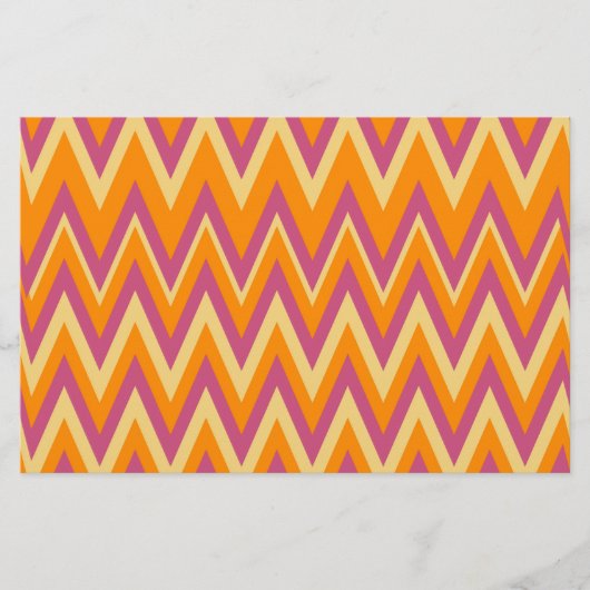 Aztec Tribal ZigZag Briefpapier (Voorkant)