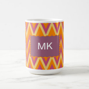 Aztec Tribal ZigZag Koffiemok