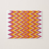 Aztec Tribal ZigZag Legpuzzel (Horizontaal)