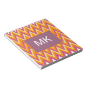 Aztec Tribal ZigZag Notitieblok (Schuin)