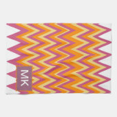 Aztec Tribal ZigZag Theedoek (Horizontaal)