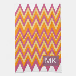 Aztec Tribal ZigZag Theedoek