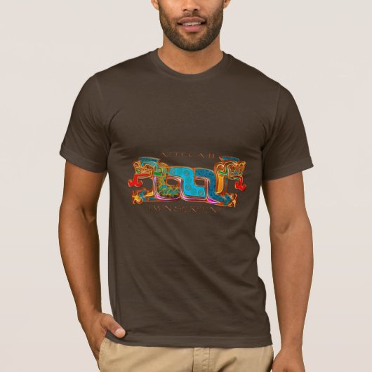 AZTEC ~ Twin Serpents T-shirt (Voorkant)