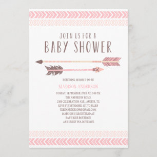 Aztec   Uitnodiging tot Baby shower