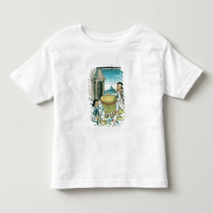 Aztec vether-ambachtslieden op het werk kinder shirts