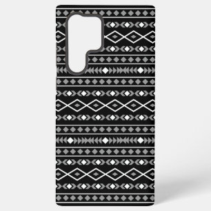 Aztec-vormenpatroon Wit Grijs Zwart Samsung Galaxy Hoesje