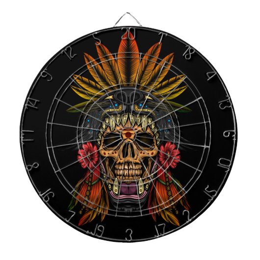 Aztec Warrior Dartbord (Voorkant)