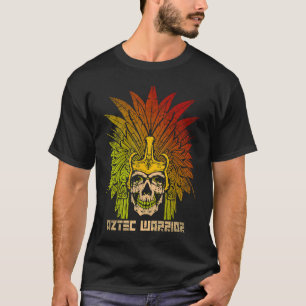 Aztec Warrior King Mexico Native Aztec Mayas T-shirt