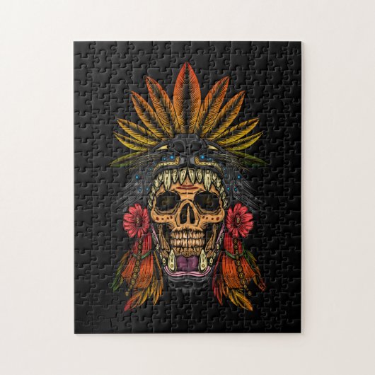 Aztec Warrior Legpuzzel (Verticaal)