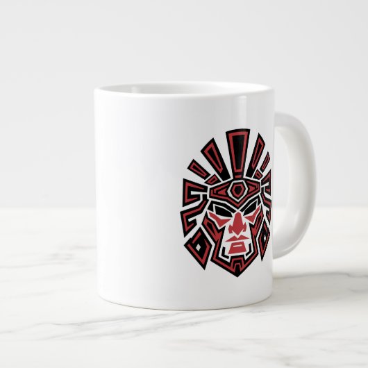 Aztec Warrior Pride 02 Extra Grote Beker (Voorkant rechts)