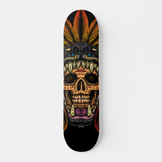 Aztec Warrior Skateboard (Voorkant)