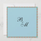 Aztec Wedding Uitnodiging (Achterkant)