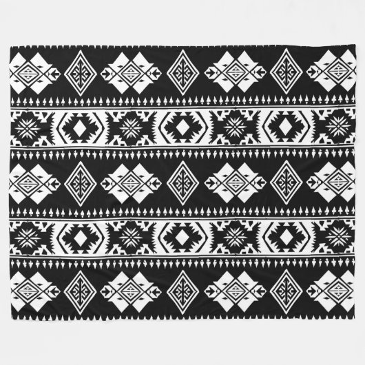 Aztec Western Pattern Fleece Deken (Voorkant (Horizontaal))