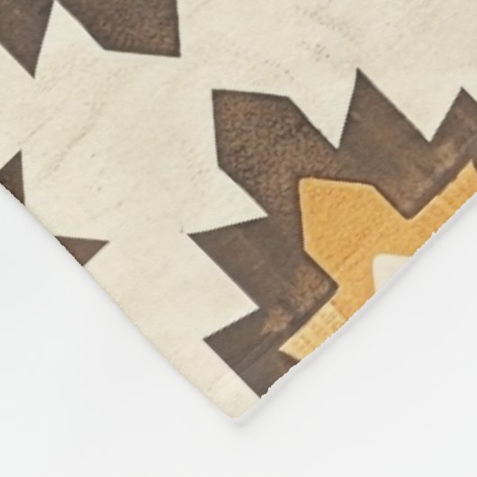 Aztec Western Pattern Fleece Deken (Hoek)