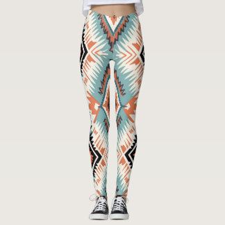 Aztec Western Tribal Groot Patroon Leggings