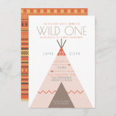 Aztec Wild One | Premier Invitation (Devant / Derrière)