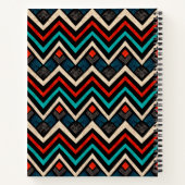 Aztec Wolf Face Notitieboek (Achterkant)