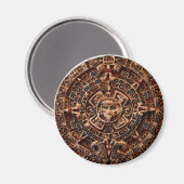 "AZTECA" Maya Sun Calendar Magnet (Recto/Verso)