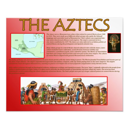 Aztecs Foto Afdruk (Voorkant)