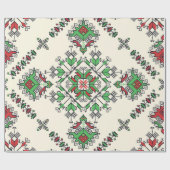 Azteeks etnisch patroon cadeaupapier (Vlak)