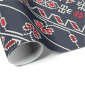 Azteeks etnisch patroon cadeaupapier (Rol Hoek)