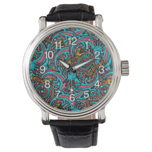 Azteekse Axolotl Xolotl Stam Patroon mythologie bo Horloge