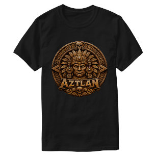 Azteekse Aztlan krijger T-shirt