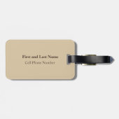 Azteekse Bagagelabel (Achterkant horizontaal)