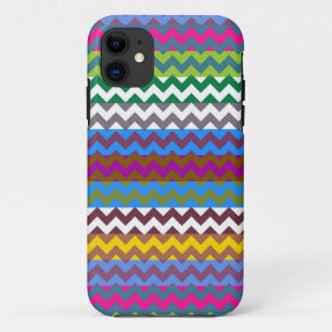 Azteekse Chevron Zigzag Streeppatroon 6 iPhone 11 Hoesje