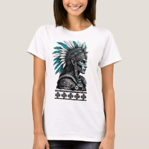Azteekse cultuur Maya-inheemse bevolking T-shirt