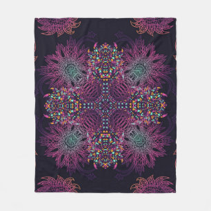 Azteekse geometrische, naadloze patroon. fleece deken