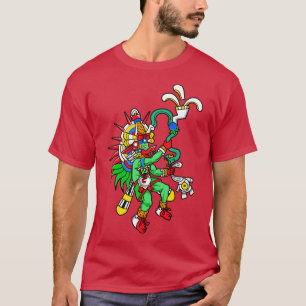 Azteekse god van de wind Quetzalcoatl 1 T-shirt