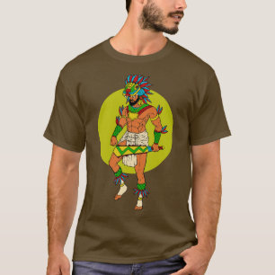 Azteekse god van de wind Quetzalcoatl 2 T-shirt