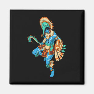 Azteekse god van oorlog en zon - Huitzilopochtli Magneet