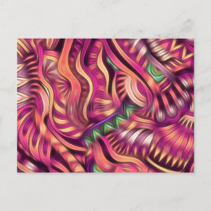 Azteekse inspiratie briefkaart