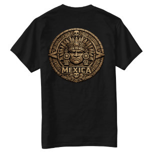 Azteekse kalender - achterkant hit t-shirt